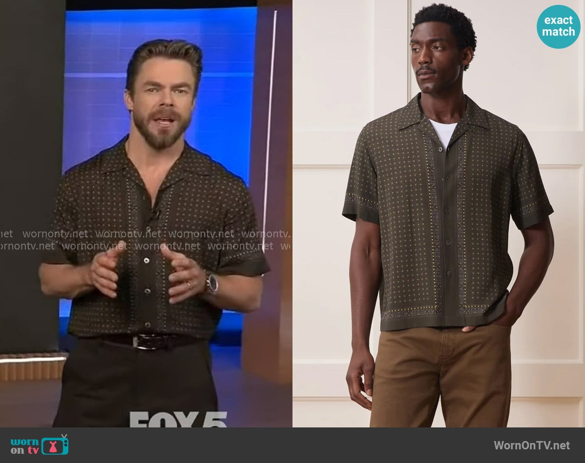 Derek Hough's Todd Snyder shirt Derek Hough's Todd Snyder shirt