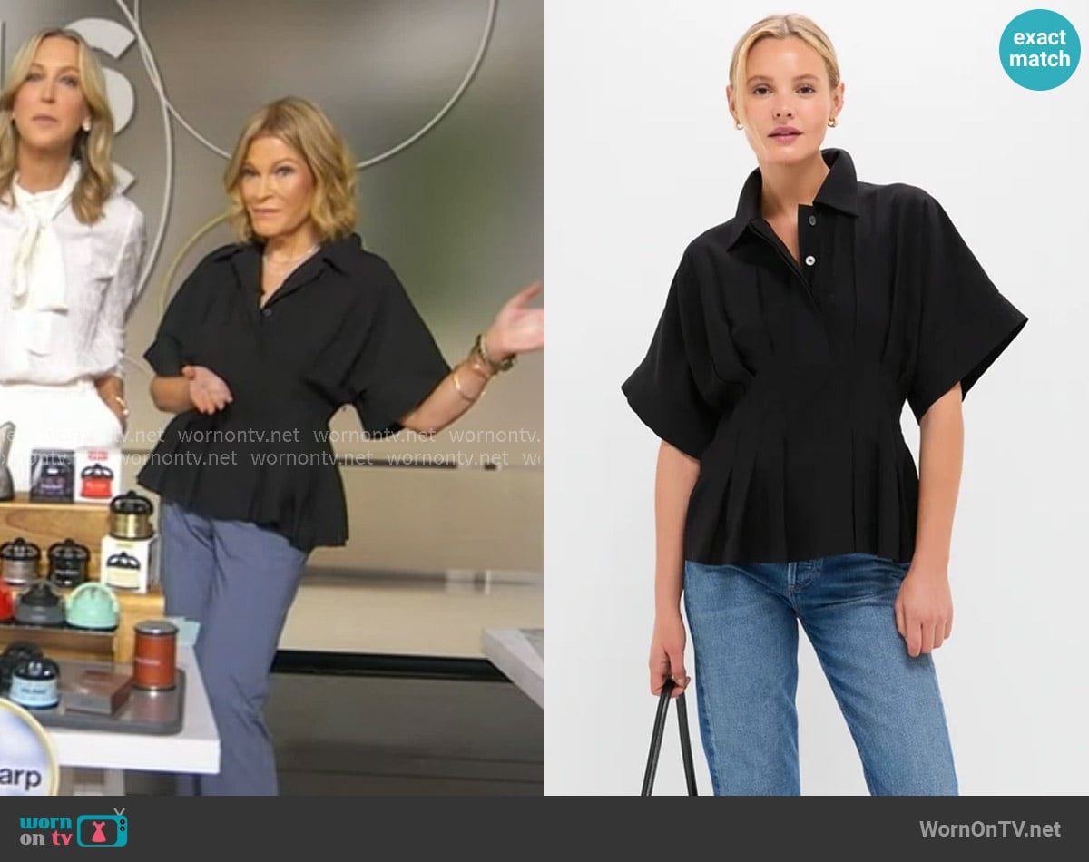 Tuckernuck Simpson Shirt in Black worn by Tory Johnson on Good Morning America Tuckernuck Simpson Shirt in Black worn by Tory Johnson on Good Morning America