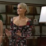 Vanessa’s floral corset dress on Beyond the Gates Vanessa’s floral corset dress on Beyond the Gates
