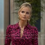 Vanessa’s pink floral jumpsuit on Beyond the Gates Vanessa’s pink floral jumpsuit on Beyond the Gates