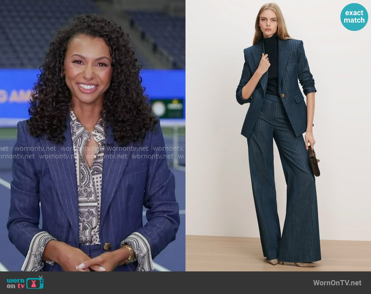 Malika Andrews's Veronica Beard jacket