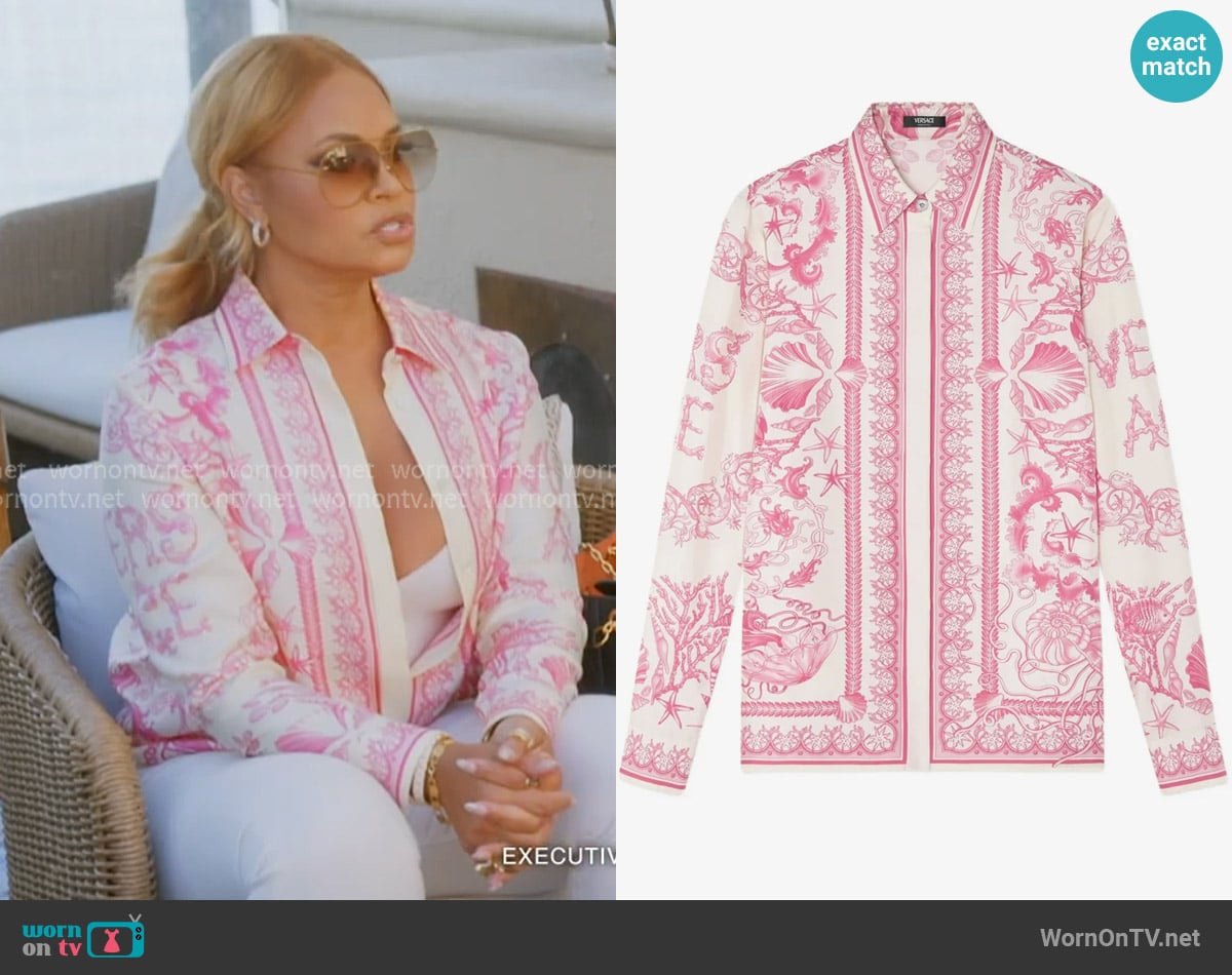 Gizelle's Versace top Gizelle's Versace top