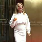 Vicki Gunvalson’s white knit maxi dress on Today
