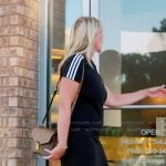 Vicki’s black mini dress on The Real Housewives of Orange County Vicki’s black mini dress on The Real Housewives of Orange County