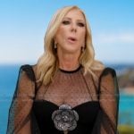 Vicki’s black sheer confessional dress on The Real Housewives Ultimate Girls Trip Vicki’s black sheer confessional dress on The Real Housewives Ultimate Girls Trip