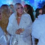 Vicki’s white bow embellished coat on The Real Housewives Ultimate Girls Trip Vicki’s white bow embellished coat on The Real Housewives Ultimate Girls Trip
