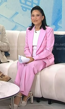 Vicky's pink blazer on Today