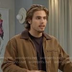 Will’s brown jacket on The Bold and the Beautiful Will’s brown jacket on The Bold and the Beautiful