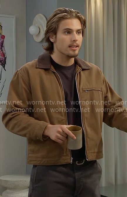 Will's brown jacket on The Bold and the Beautiful