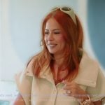 Yris’s beige vest on The Girls A Khloe Kardashian Project