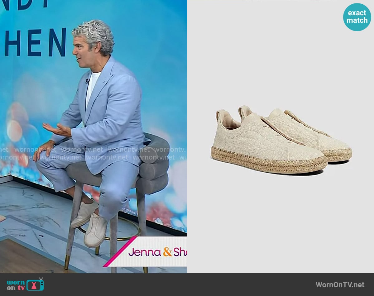 Andy Cohen's Zegna shoes