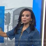 Adelle’s short sleeve denim jacket on Today