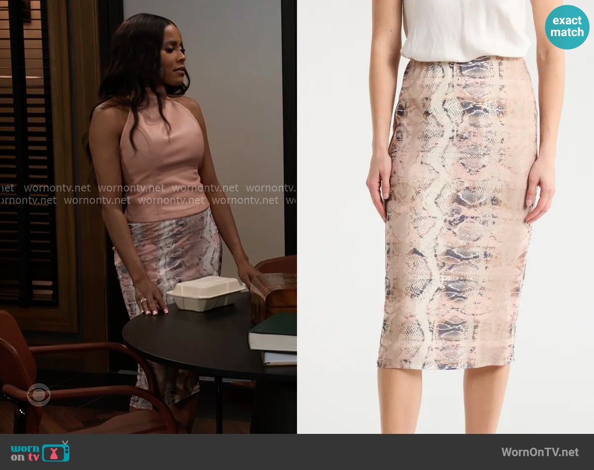 Hayley's AFRM skirt