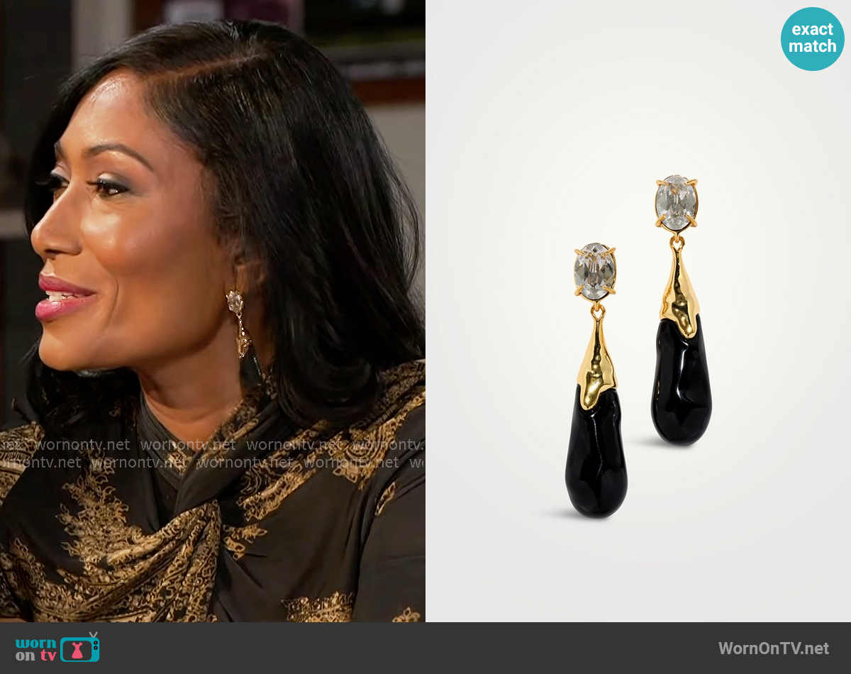 Leslie's Alexis Bittar earrings