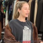 Alix’s black Epidemic print tee on Earle Meets World Alix’s black Epidemic print tee on Earle Meets World