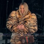 Alix’s tiger stripe jacket on Earle Meets World Alix’s tiger stripe jacket on Earle Meets World