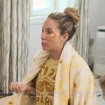 Alix’s yellow graphic tee on Earle Meets World Alix’s yellow graphic tee on Earle Meets World