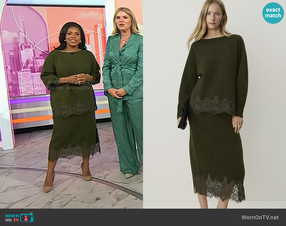 Sheinelle's Ann Taylor sweater Sheinelle's Ann Taylor sweater