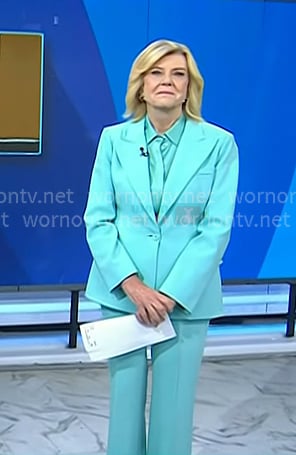 Anne's blue shirt and suit on Today