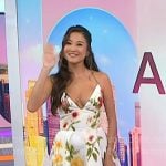 Ashley Park's white floral midi dress on Today