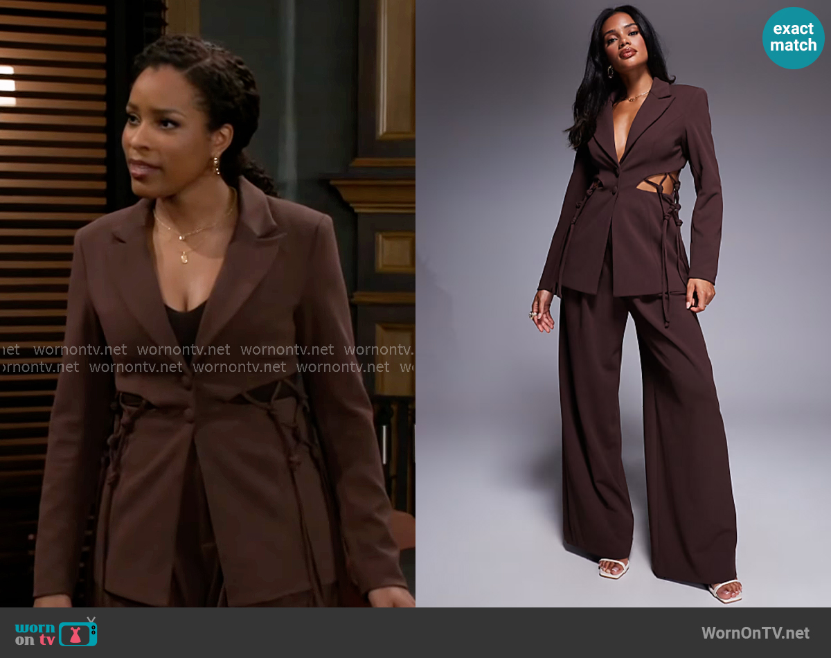 Naomi's ASOS Luxe jacket