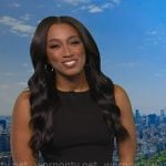 Brittany's black top and red floral skirt on Good Morning America Brittany's black top and red floral skirt on Good Morning America