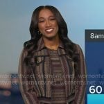 Brittany’s stripe tweed dress and Jacket on Good Morning America Brittany’s stripe tweed dress and Jacket on Good Morning America