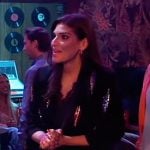 Brook-Lynn’s black sequin embellished blazer on General Hospital Brook-Lynn’s black sequin embellished blazer on General Hospital