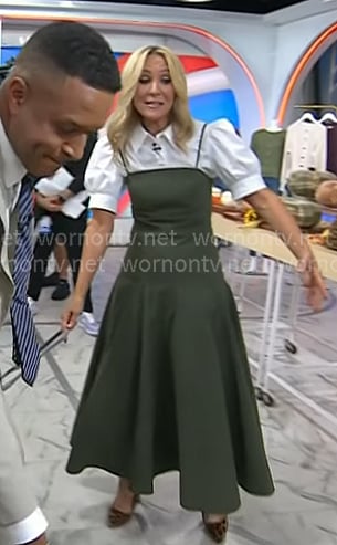 Chassie’s green midi dress on Today
