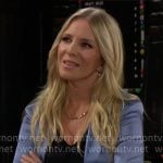 Christine’s blue blazer on The Young and the Restless Christine’s blue blazer on The Young and the Restless