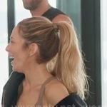 Daisy’s black cropped hoodied and leggings on The Real Housewives of New York City Daisy’s black cropped hoodied and leggings on The Real Housewives of New York City