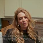 Daisy’s black lace long sleeve top on The Real Housewives of New York City Daisy’s black lace long sleeve top on The Real Housewives of New York City