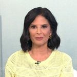 Darlene’s yellow short sleeve knit dress on Today Darlene’s yellow short sleeve knit dress on Today