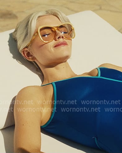 Debbie's yellow sunglasses on The Shards