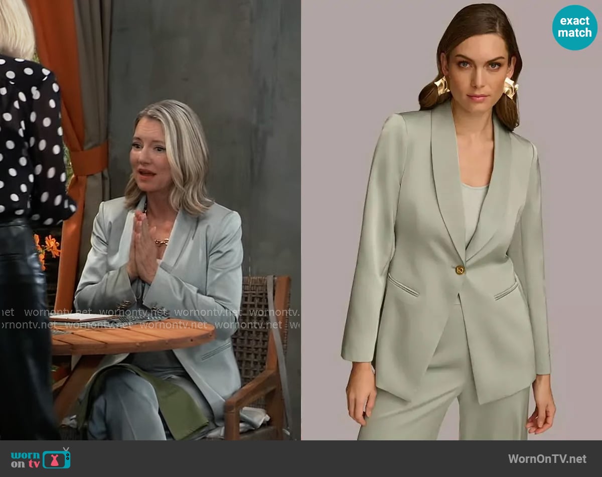 Nina's Donna Karan jacket
