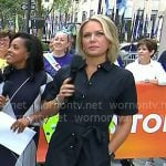 Dylan’s black belted shirtdress on Today
