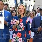 Dylan’s blue floral dress on Today