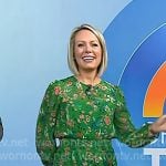 Dylan's green floral dress on Today