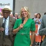 Dylan’s green scalloped dress on Today