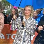 Dylan’s plaid trench coat on Today Dylan’s plaid trench coat on Today
