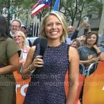 Dylan’s tweed sleeveless dress on Today