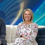 Dylan’s white floral midi dress on Today Dylan’s white floral midi dress on Today
