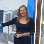 Emily’s navy scoop neck dress on Today Emily’s navy scoop neck dress on Today