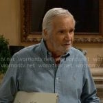 Eric’s chambray shirt on The Bold and the Beautiful