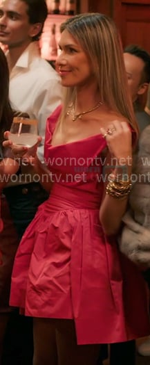 Erin's red mini dress on The Real Housewives of New York City