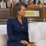 Ginger's beige heel pumps on Good Morning America