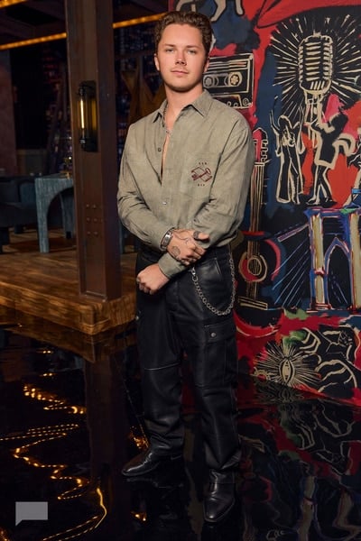 Hudson's embroidered reunion shirt on Next Gen NYC