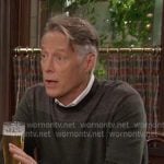 Jack’s grey colorblock sweater on Days of our Lives Jack’s grey colorblock sweater on Days of our Lives