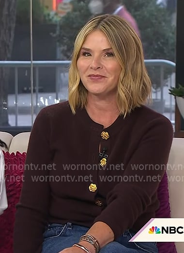 Jenna’s brown cardigan on Today