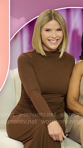 Jenna’s brown opening scene dress on Today